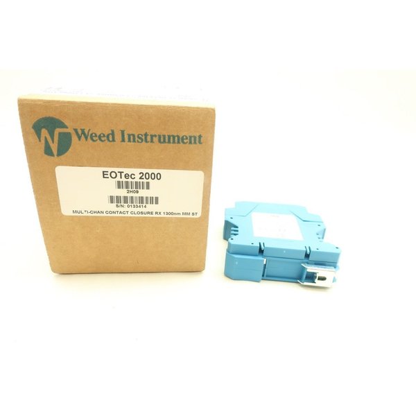 Weed Instrument 2H09 Eotec 2000 2 Channel Optical Receive Other Plc And Dcs Module 2H09